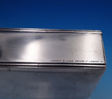 Mappin and Webb English Victorian Sterling Silver Box Double Hinge Lid (#7947)