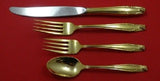 Stradivari Vermeil By Wallace Sterling Silver Regular Size Place Setting(s) 4pc