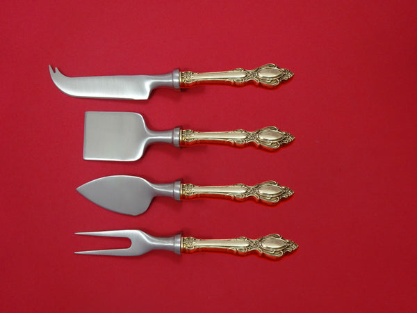 Lasting Grace by Lunt Sterling Silver Cheese Serving Set 4 Piece HHWS Custom