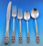 Crown Princess by International Sterling Silver Flatware Set Service 45 pcs