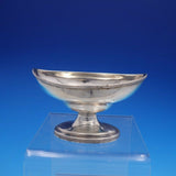 Georgian English Sterling Silver Oval Footed Salt Cellar Master Dip (#4223)