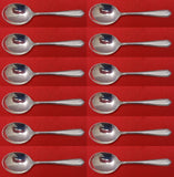 Lady Hilton by Westmorland Sterling Silver Cream Soup Spoon Set of 12 pcs 6"