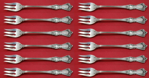 Marlborough by Reed and Barton Sterling Silver Cocktail Fork Set 12 pcs 5 1/2"