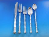 Mandarin by Towle Sterling Silver Flatware Set 8 Service 45 pieces Bamboo