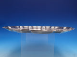 Ellis Barker English Silverplate Serving Tray w/Floral Wreath 3/4" x 12" (#7625)