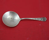 Pattern Unknown By Frank Smith Sterling Silver Nut Spoon floral 5"