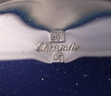Vertigo by Christofle Silverplate Snack Dish with Three Bowls Unused (#8752)