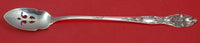 Wild Rose By Watson Sterling Silver Olive Spoon Pierced Long 6 7/8" Custom