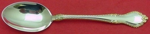 English Georgian Gold by Lunt Sterling Silver Place Soup Spoon 7" Flatware