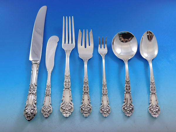French Renaissance by Reed & Barton Sterling Silver Flatware Set Service 139 pcs