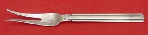 Arvesolv #18 by Hans Hansen Danish Sterling Silver Cold Meat Fork 2-tine 8"
