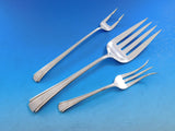 Debutante by Richard Dimes Sterling Silver Flatware Set 104 pcs B Monogram Deco
