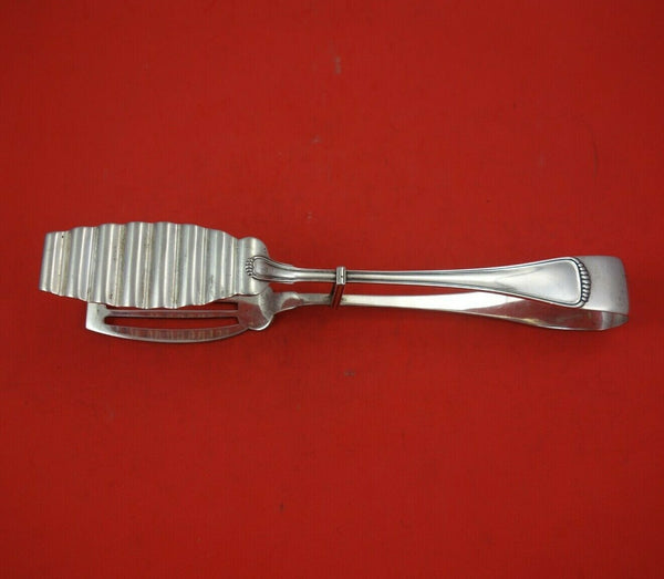 Milano by Unknown Italian .800 Silver Asparagus Serving Tong with Yoke 10"