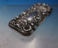 Sterling Silver Match Safe with Small Flowers 2 3/8" x 1 1/4" (#6480)