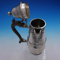 Estate English Silver Wine Ewer with Wood Handle and Small Spout (#4237)