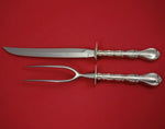 Country Manor by Towle Sterling Silver Roast Carving Set 2-Piece HHWS Vintage