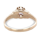 10k Rosey Yellow Gold .56ct Genuine Natural Morganite Ring Size 5.75 (#J7449)