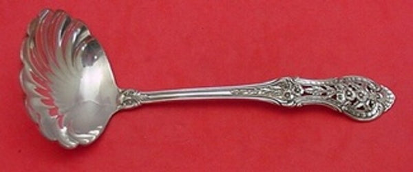 Primrose by International Sterling Silver Gravy Ladle with Shell Bowl 6 1/2"