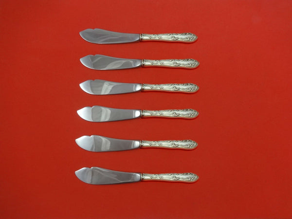 Old English by Towle Sterling Silver Trout Knife Set 6pc. HHWS  Custom 7 1/2"