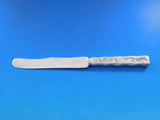 Lap Over Edge Acid Etched by Tiffany Sterling Dessert Knife HHAS Apples 7 1/4"