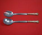 Strasbourg by Gorham Sterling Silver Salad Serving Set Modern Custom 10 1/2"