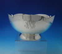 Currier and Roby Sterling Silver Bowl with Beads #608 Mid-Century (#5081)