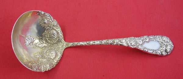 Chrysanthemum by Durgin Sterling Silver Gravy Ladle Large 7 1/4" Serving