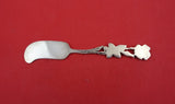 Flora by Shiebler Sterling Silver Pate Knife #7 w/ wild rose pierced 4 5/8"