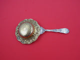 Chrysanthemum Vermeil by Tiffany and Co Sterling Tea Strainer rare GW 7 1/2"