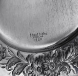 Repousse by Kirk 925/1000 Silver Bread and Butter Plate #128 (#8878)