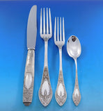 Renaissance by Plasait Orfevres 950 Silver Flatware Set Service Dinner 71 pcs