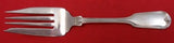 Fiddle Thread by Frank Smith Sterling Silver Cold Meat Fork 7 1/2" Serving