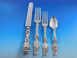 Lily by Whiting Sterling Silver Flatware Set for 12 Service 64 Pieces Dinner