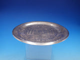 Egyptian Silver Hand Engraved Figural and Hieroglyphic Cookie Plate (#4296)