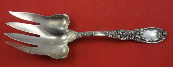 Chrysanthemum by Tiffany and Co Sterling Silver Salad Serving Fork 9 3/8"