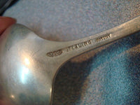 Chrysanthemum by Shiebler Sterling Silver Serving Spoon 8 1/4" Silverware