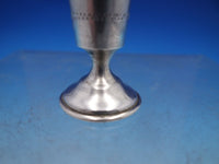 Russian Silver Cordial Cup Engraved Marked #84 1 1/8" x 3" 0.8 ozt (#6710)