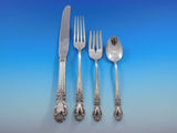 Brocade by International Sterling Silver Flatware Service 12 Set 90 pcs Dinner