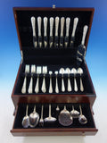 Bridal Bouquet by Alvin Sterling Silver Flatware Set for 8 Service 50 pieces