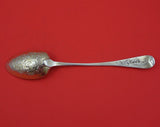 Robert Peppin English Georgian Sterling Silver Serving Spoon 9" Chased c. 1817