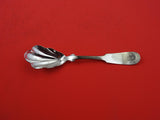 Sheaf of Wheat by Durgin-Gorham Sterling Silver Sugar Shell 5 1/2"