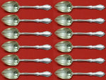 Fontana by Towle Sterling Silver Grapefruit Spoon Custom Set 12 pcs 6" Fluted