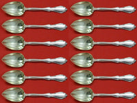 Fontana by Towle Sterling Silver Grapefruit Spoon Custom Set 12 pcs 6" Fluted