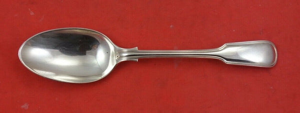 Fiddle Thread by James Robinson Sterling Silver Place Soup Spoon  down 7 1/4""