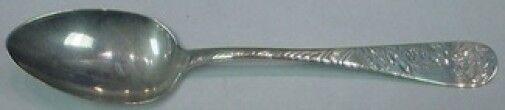 Number 38 Engraved by Towle Sterling Silver Serving Spoon 8 1/8" Bright cut