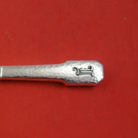 Norman Hammered by Shreve Sterling Silver Regular Knife Blunt Applied Mono "Y"