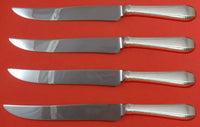 Cascade by Towle Sterling Silver Steak Knife Set 4pc Large Texas Sized Custom