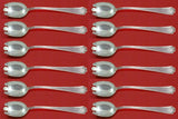 Fairfax by Durgin-Gorham Sterling Silver Ice Cream Dessert Fork Custom Set 12pcs