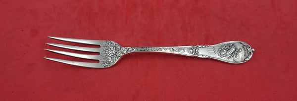Zodiac By Gorham Sterling Silver Tea Fork "Scorpio"  5 3/4"