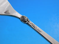 Dawn Rose by International Sterling Silver Flatware Set Service 20 Pieces Floral